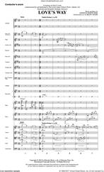 Cover icon of Love's Way (COMPLETE) sheet music for orchestra/band by Joseph M. Martin, wedding score, intermediate skill level