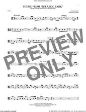 Cover icon of Theme From Jurassic Park sheet music for viola solo by John Williams, intermediate skill level