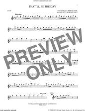 Cover icon of That'll Be The Day sheet music for flute solo by The Crickets, Buddy Holly, Jerry Allison and Norman Petty, intermediate skill level