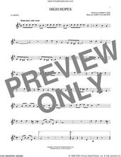 Cover icon of High Hopes sheet music for clarinet solo by Sammy Cahn and Jimmy van Heusen, intermediate skill level