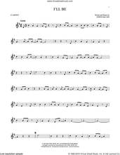 Cover icon of I'll Be sheet music for clarinet solo by Edwin McCain, intermediate skill level