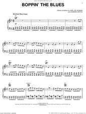 Cover icon of Boppin' The Blues sheet music for voice, piano or guitar by Carl Perkins and Howard Griffin, intermediate skill level