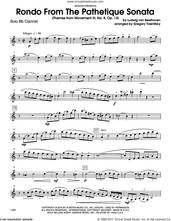 Cover icon of Rondo From The Pathetique Sonata (Themes From Movement III, No. 8, Op. 13) (complete set of parts) sheet music for clarinet and piano by Ludwig van Beethoven and Gregory Yasinitsky, classical score, intermediate skill level