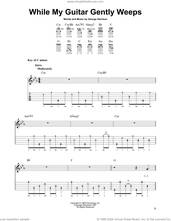 Cover icon of While My Guitar Gently Weeps sheet music for banjo solo by The Beatles and George Harrison, intermediate skill level