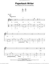 Cover icon of Paperback Writer sheet music for banjo solo by The Beatles, John Lennon and Paul McCartney, intermediate skill level