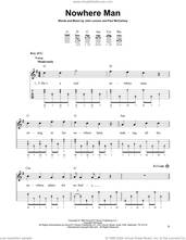 Cover icon of Nowhere Man sheet music for banjo solo by The Beatles, John Lennon and Paul McCartney, intermediate skill level