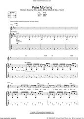 Cover icon of Pure Morning sheet music for guitar (tablature) by Placebo, Brian Molko, Stefan Olsdal and Steve Hewitt, intermediate skill level