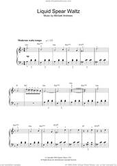 Cover icon of Liquid Spear Waltz (from Donnie Darko) sheet music for piano solo by Michael Andrews, easy skill level