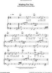 Cover icon of Waiting For You sheet music for voice, piano or guitar by Manuel Seal and Mark Batson, intermediate skill level