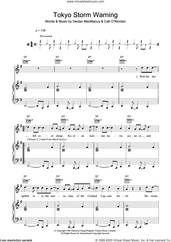 Cover icon of Tokyo Storm Warning sheet music for voice, piano or guitar by Elvis Costello and Declan Macmanus, intermediate skill level
