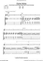 Cover icon of Come Home sheet music for guitar (tablature) by Placebo, Brian Molko, Robert Schultzberg and Stefan Olsdal, intermediate skill level