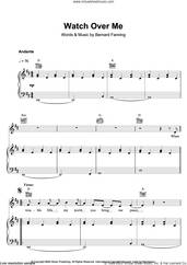 Cover icon of Watch Over Me sheet music for voice, piano or guitar by Bernard Fanning, intermediate skill level