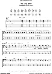 Cover icon of 'Til The End sheet music for guitar (tablature) by The Living End and Chris Cheney, intermediate skill level