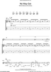 Cover icon of No Way Out sheet music for guitar (tablature) by The Living End and Chris Cheney, intermediate skill level