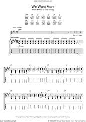 Cover icon of We Want More sheet music for guitar (tablature) by The Living End and Chris Cheney, intermediate skill level