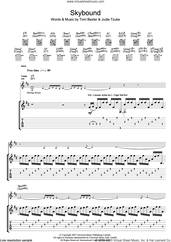 Cover icon of Skybound sheet music for guitar (tablature) by Tom Baxter and Judie Tzuke, intermediate skill level