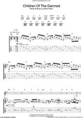 Cover icon of Children Of The Damned sheet music for guitar (tablature) by Iron Maiden and Steve Harris, intermediate skill level