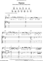 Cover icon of Rejoice sheet music for guitar (tablature) by Katherine Jenkins, Steve Mac and Wayne Hector, classical score, intermediate skill level