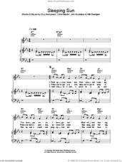 Cover icon of Sleeping Sun sheet music for voice, piano or guitar by Coldplay, Chris Martin, Guy Berryman, Jon Buckland and Will Champion, intermediate skill level