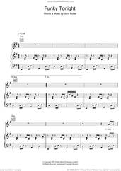 Cover icon of Funky Tonight sheet music for voice, piano or guitar by The John Butler Trio and John Butler, intermediate skill level