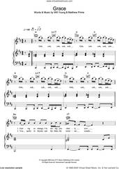 Cover icon of Grace sheet music for voice, piano or guitar by Will Young and Matthew Prime, intermediate skill level