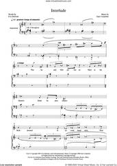 Cover icon of Interlude (for mezzo-soprano and harpsichord) sheet music for voice and piano by Gary Carpenter and Eva Salzman, classical score, intermediate skill level