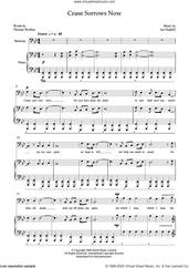 Cover icon of Cease Sorrows Now (for baritone and piano) sheet music for voice and piano by Joe Duddell and Thomas Weelkes, classical score, intermediate skill level