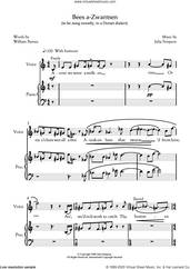 Cover icon of Bees a-zwarmen (for mezzo-soprano and piano) sheet music for voice and piano by Julia Simpson and William Barnes, classical score, intermediate skill level