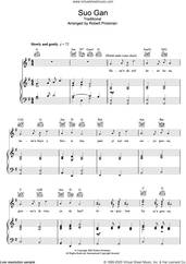 Cover icon of Suo Gan sheet music for voice, piano or guitar by Aled Jones and Miscellaneous, intermediate skill level