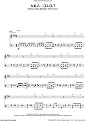 Cover icon of A.K.A. I-D-I-O-T sheet music for drums (percussions) by The Hives and Randy Fitzsimmons, intermediate skill level