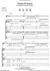 Cover icon of Planet Of Sound sheet music for guitar (tablature) by The Pixies and Charles Thompson, intermediate skill level