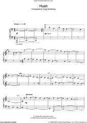 Cover icon of Hush sheet music for piano solo by Craig Armstrong, intermediate skill level