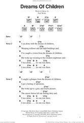 Cover icon of Dreams Of Children sheet music for guitar (chords) by The Jam and Paul Weller, intermediate skill level