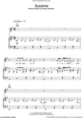 Cover icon of Suzanne sheet music for voice, piano or guitar by Randy Newman, intermediate skill level