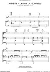 Cover icon of Make Me A Channel Of Your Peace (Prayer Of St. Francis) sheet music for voice, piano or guitar by Susan Boyle and Sebastian Temple, intermediate skill level