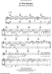 Cover icon of In The Garden sheet music for voice, piano or guitar by Van Morrison, intermediate skill level