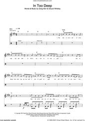 Cover icon of In Too Deep sheet music for drums (percussions) by Sum 41, Deryck Whibley and Greig Nori, intermediate skill level