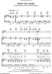 Cover icon of Raise Your Hands sheet music for voice, piano or guitar by Bon Jovi and Richie Sambora, intermediate skill level