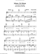 Cover icon of Where, Oh Where? sheet music for voice, piano or guitar by Cole Porter, intermediate skill level