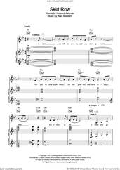 Cover icon of Skid Row (Downtown) (from Little Shop of Horrors) sheet music for voice, piano or guitar by Howard Ashman and Alan Menken, intermediate skill level