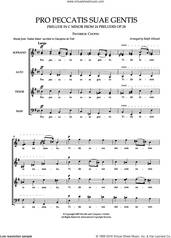 Cover icon of Pro Peccatis Suae Gentis (arr. Ralph Allwood) sheet music for choir (SATB: soprano, alto, tenor, bass) by Frederic Chopin, Ralph Allwood and Giacopone da Todi, classical score, intermediate skill level
