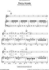Cover icon of Penny Arcade sheet music for voice, piano or guitar by Roy Orbison and Sammy King, intermediate skill level