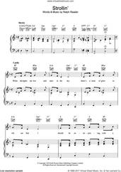 Cover icon of Strollin' sheet music for voice, piano or guitar by Ralph Reader, intermediate skill level