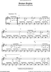 Cover icon of Broken Brights sheet music for piano solo (beginners) by Angus Stone, beginner piano (beginners)