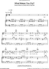 Cover icon of What Makes You Cry sheet music for voice, piano or guitar by The Proclaimers, Charles Reid and Craig Reid, intermediate skill level