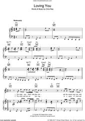 Cover icon of Loving You sheet music for voice, piano or guitar by Chris Rea, intermediate skill level