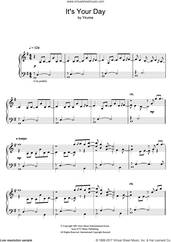 Cover icon of It's Your Day sheet music for piano solo by Yiruma, classical score, intermediate skill level