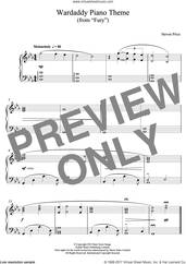 Cover icon of Wardaddy Piano Theme (from Fury) sheet music for piano solo by Steven Price, intermediate skill level
