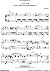 Cover icon of I Am Free (Love Theme from Suite Francaise) sheet music for piano solo by Rael Jones, intermediate skill level