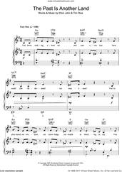 Cover icon of The Past Is Another Land (from Aida) sheet music for voice, piano or guitar by Elton John, intermediate skill level
